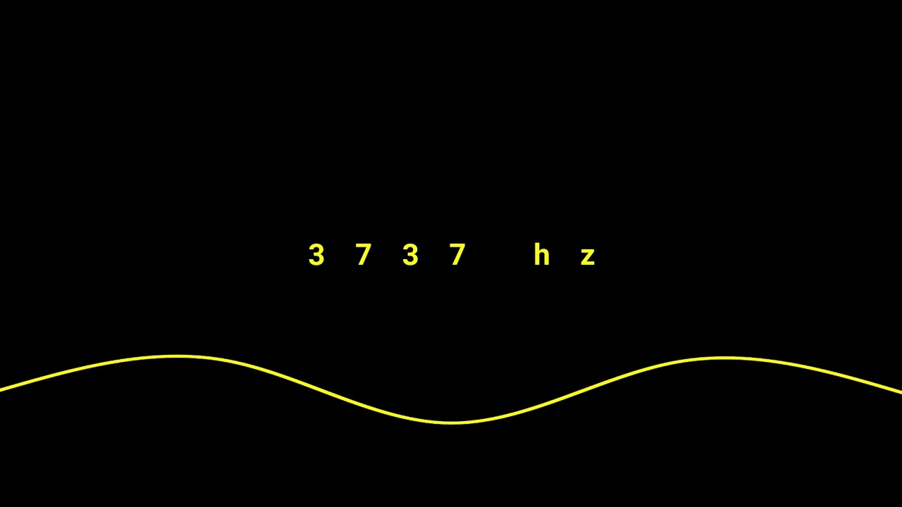 3737 hz tone frecuency