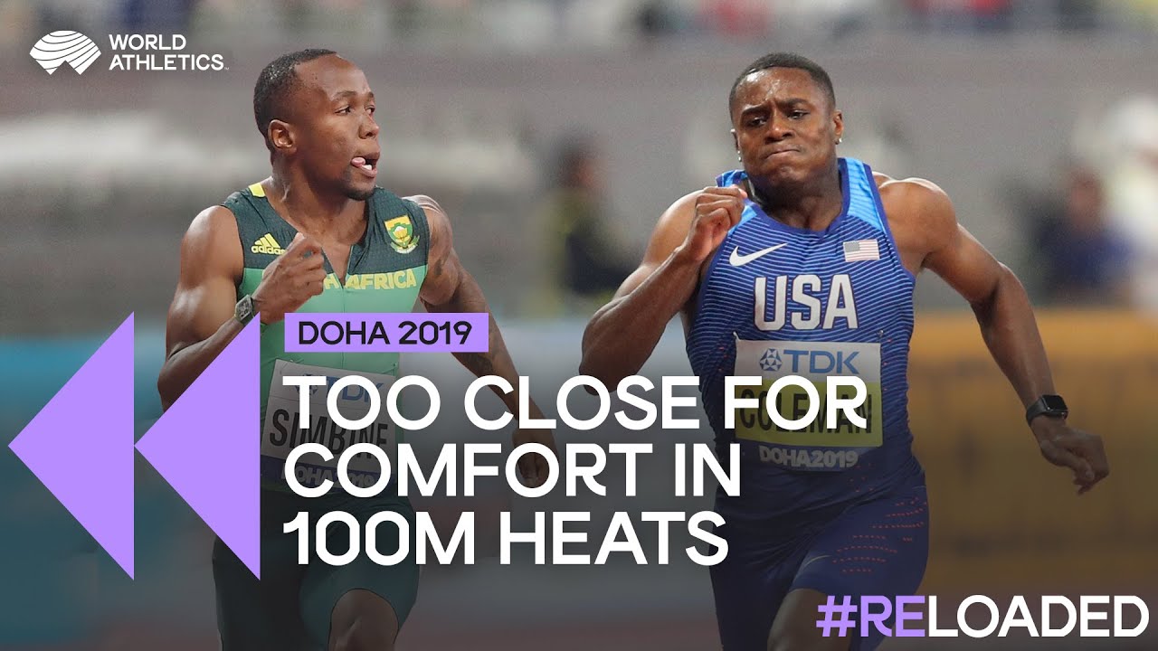 Explosive 100m heats in Doha | Men's 100m heats Doha 2019