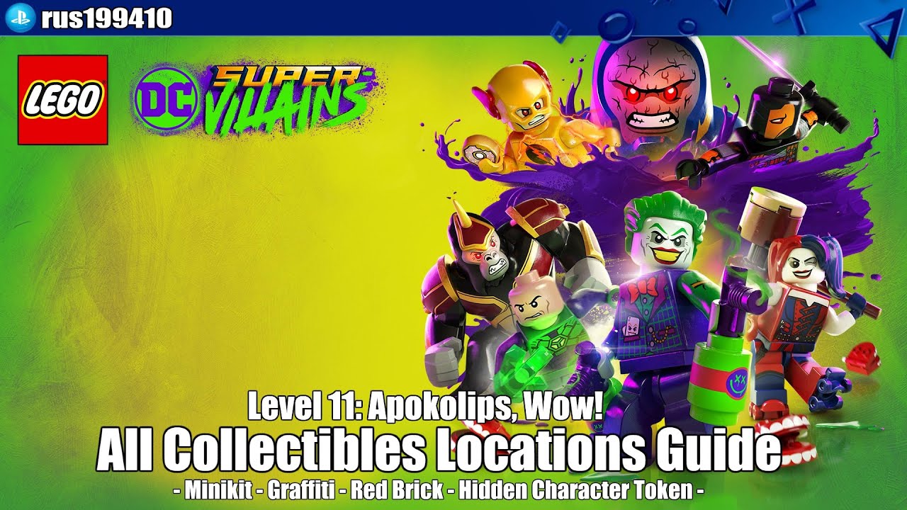 LEGO DC Super-Villains - Level 11: Apokolips, Wow! (All Collectibles Locations Guide) rus199410