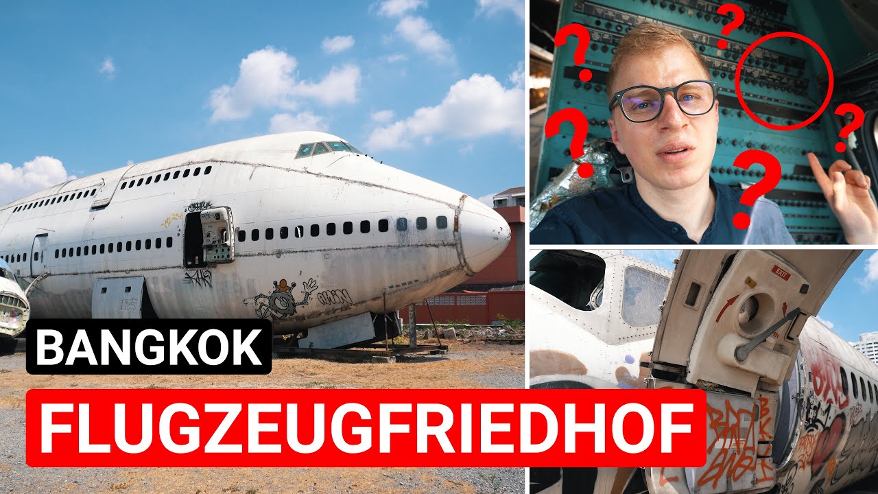 Flugzeugfriedhof in Bangkok (unglaublicher Fund) 😨