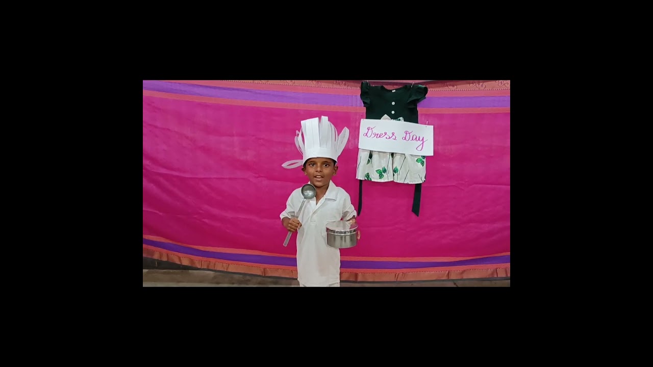 Fancy Dress Speech As Chef /JOYFUL LEARNING