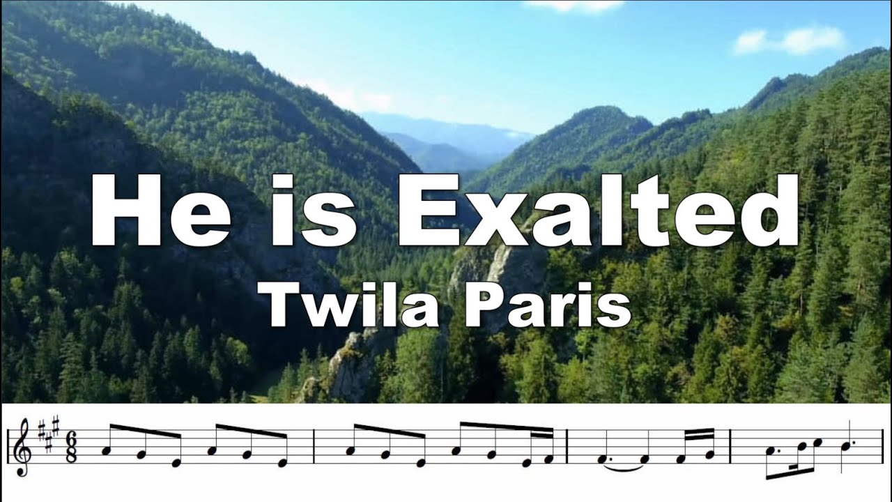 He is Exalted, (Twila Paris) another beautiful contemporary Christian Bb trumpet play along.