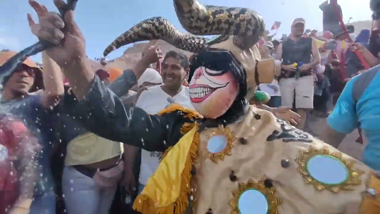 Carnaval 2022/Bajada de Diablos/ comparsa Cerro Negro/ Maimara-Jujuy-Argentina