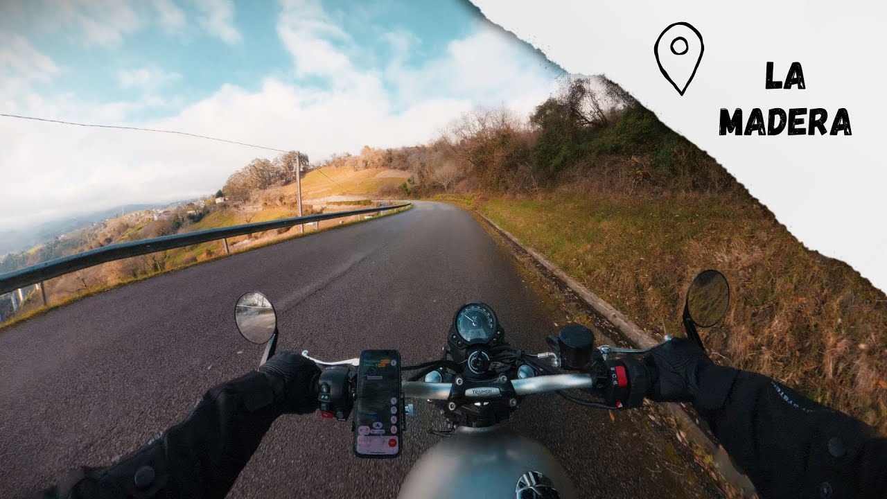 Ruta relajante bajando el Alto de la Madera / SCRAMBLER 900/ RAW EXHAUST SOUND