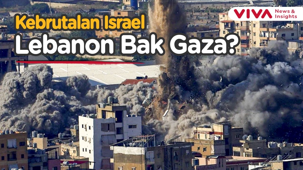 Penampakan Lebanon Porak-poranda Usai Serangan Brutal Israel