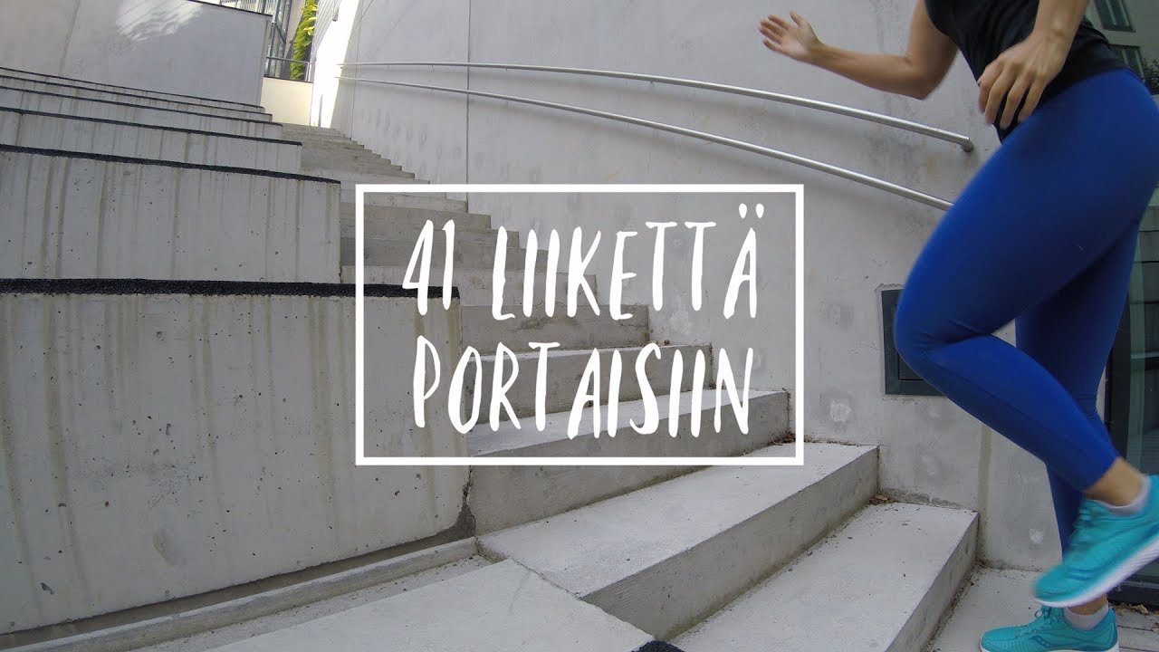41 liikettä porrastreeniin