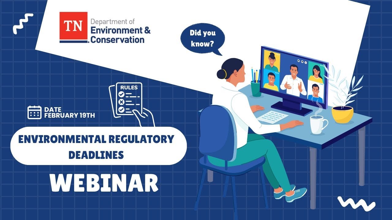 2025 TDEC Environmental Regulatory Deadlines