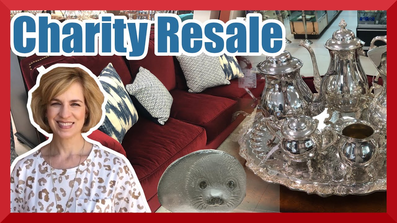 It's all about furniture, lighting, and tabletop treasures at this charity resale!