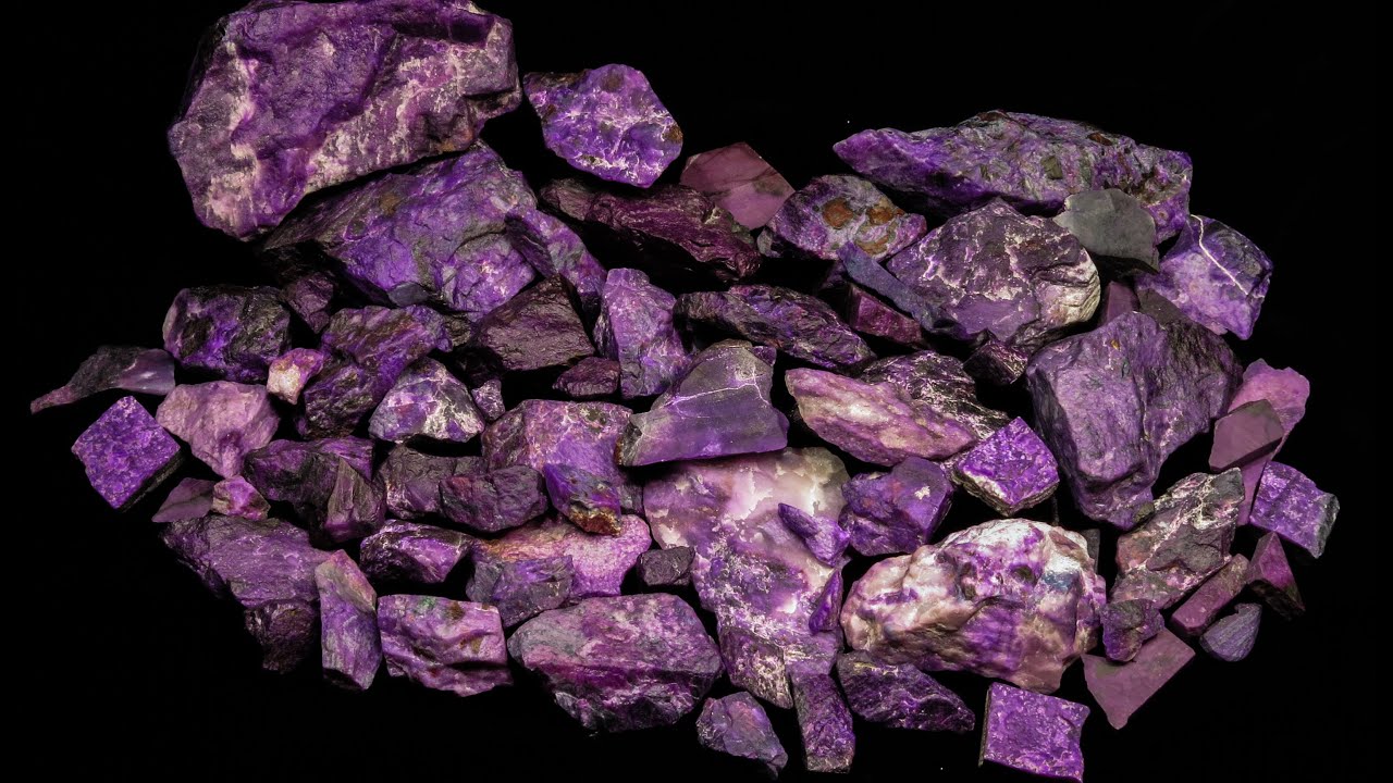 3.263 KG (16315 tcw) High Grade Sugilite/Sugilith Rough with Gel, Semigel, Pinks