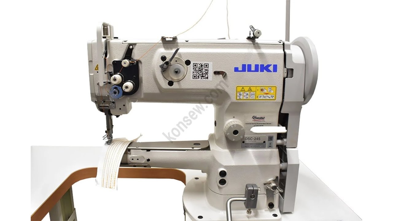 Juki DSC-245 Cylinder bed, walking foot, needle feed industrial sewing machine