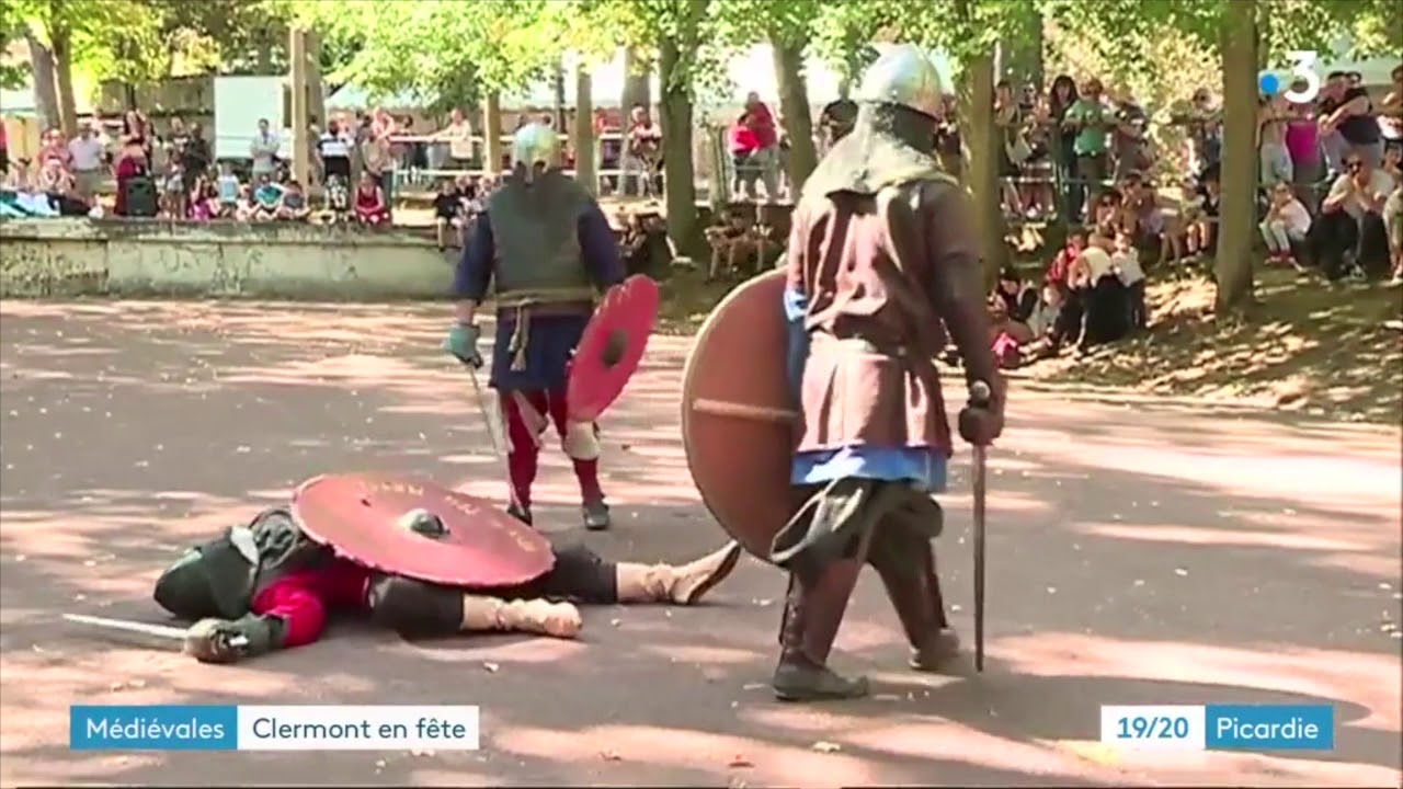 Les Médiévales de Clermont 2019 - Reportage France 3 - 15 septembre 2019