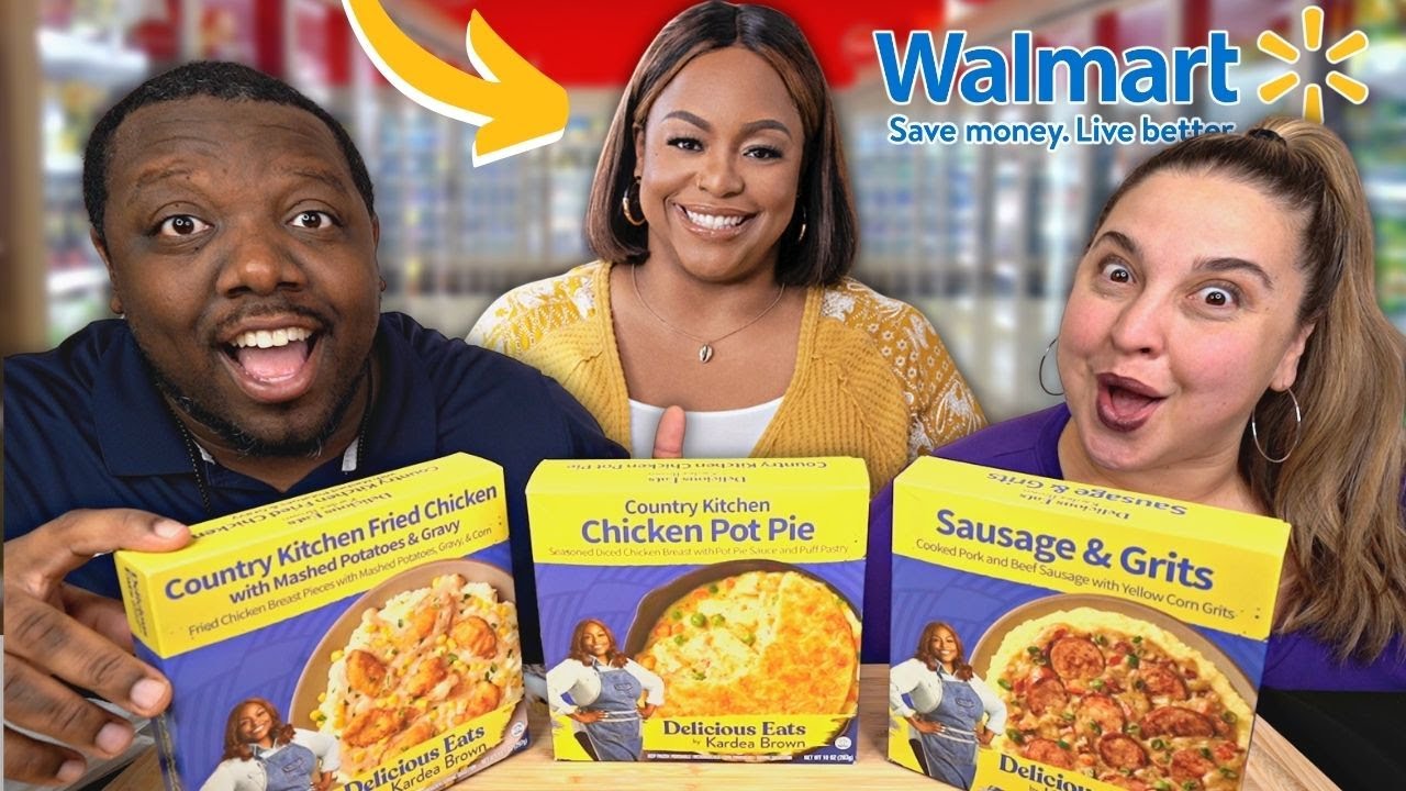 Taste Testing KARDEA BROWN'S Frozen Meals From WALMART!