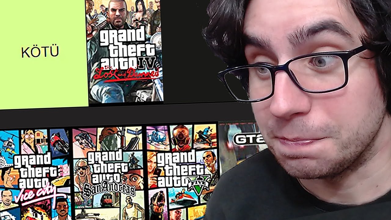Tüm GTA Oyunlarını SIRALADIM | Tierlist