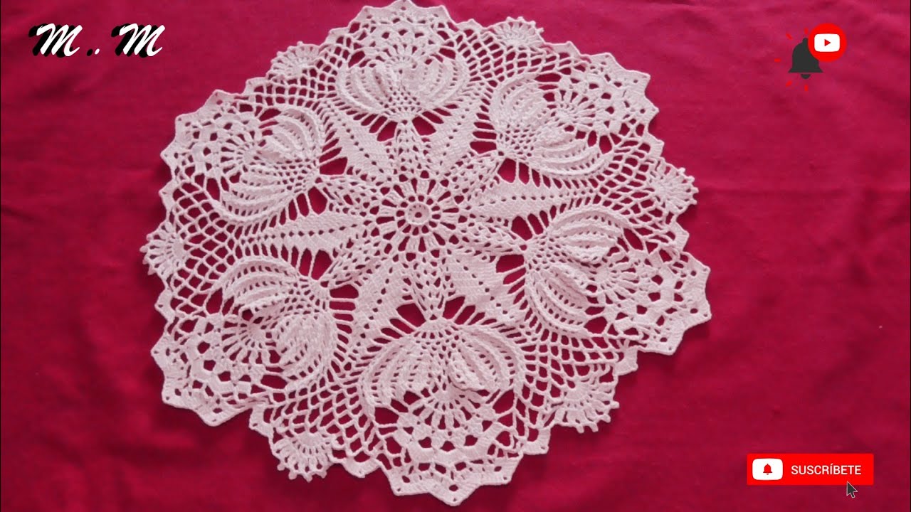 TAPETE CON FUIGURA DE COLA DE PEZ TEJIDO A CROCHET PASO A PASO (PARTE 1)| MANUALIDADES MARTINA