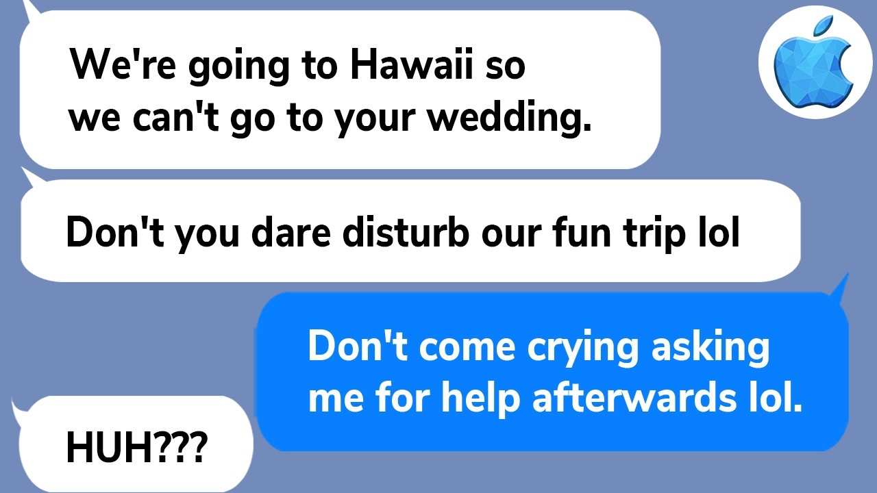 【Apple】Please watch to see my parents who adores my lil sister only but hates me and went on a...