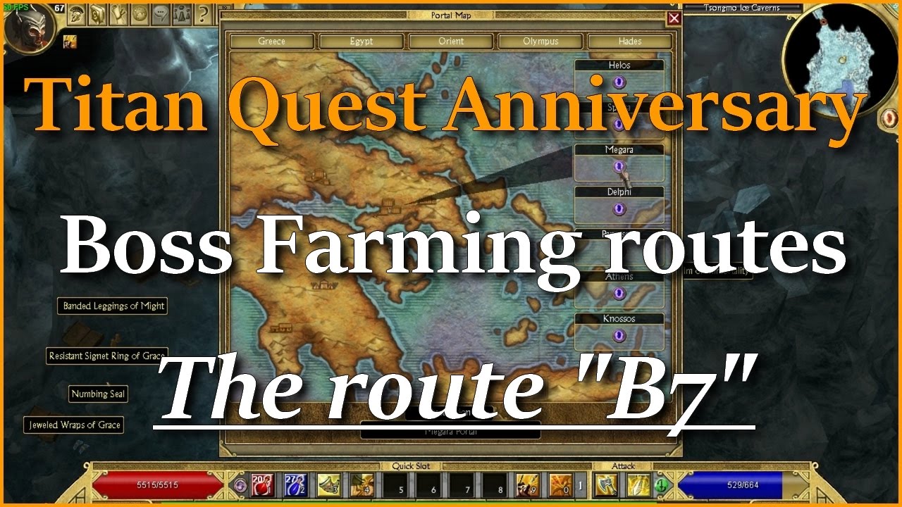 Titan Quest Boss Farming The route 