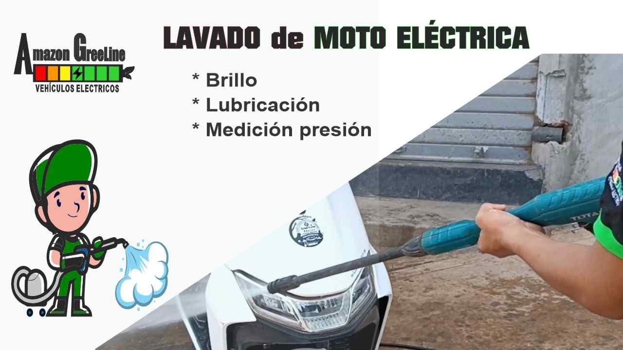Lavado de motos electricas