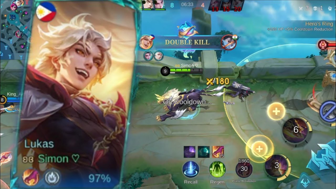 LUKAS 100℅ WORK IN JUNGLE META  | MOBA LEGENDS 5V5 LUKAS GAMEPLAY 2026