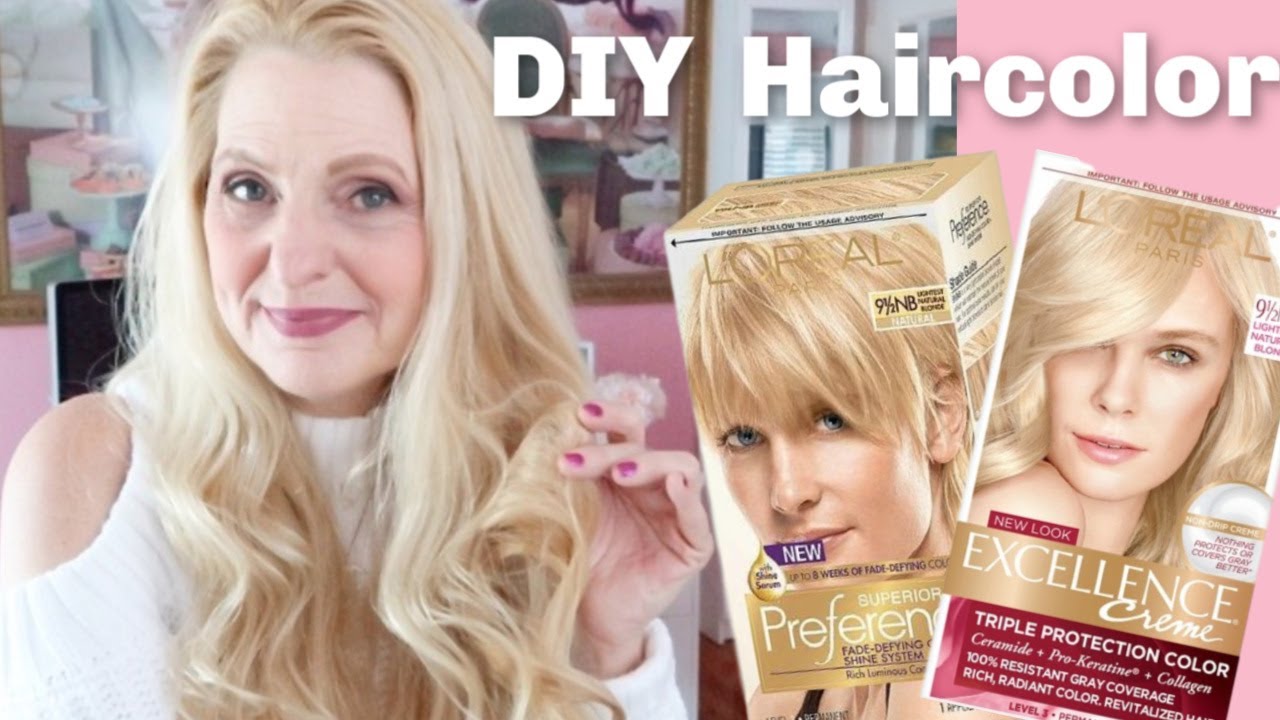 Окрашивание волос дома | Как покрасить волосы | Лучшая краска для волос | Loreal 9 1/2 NB