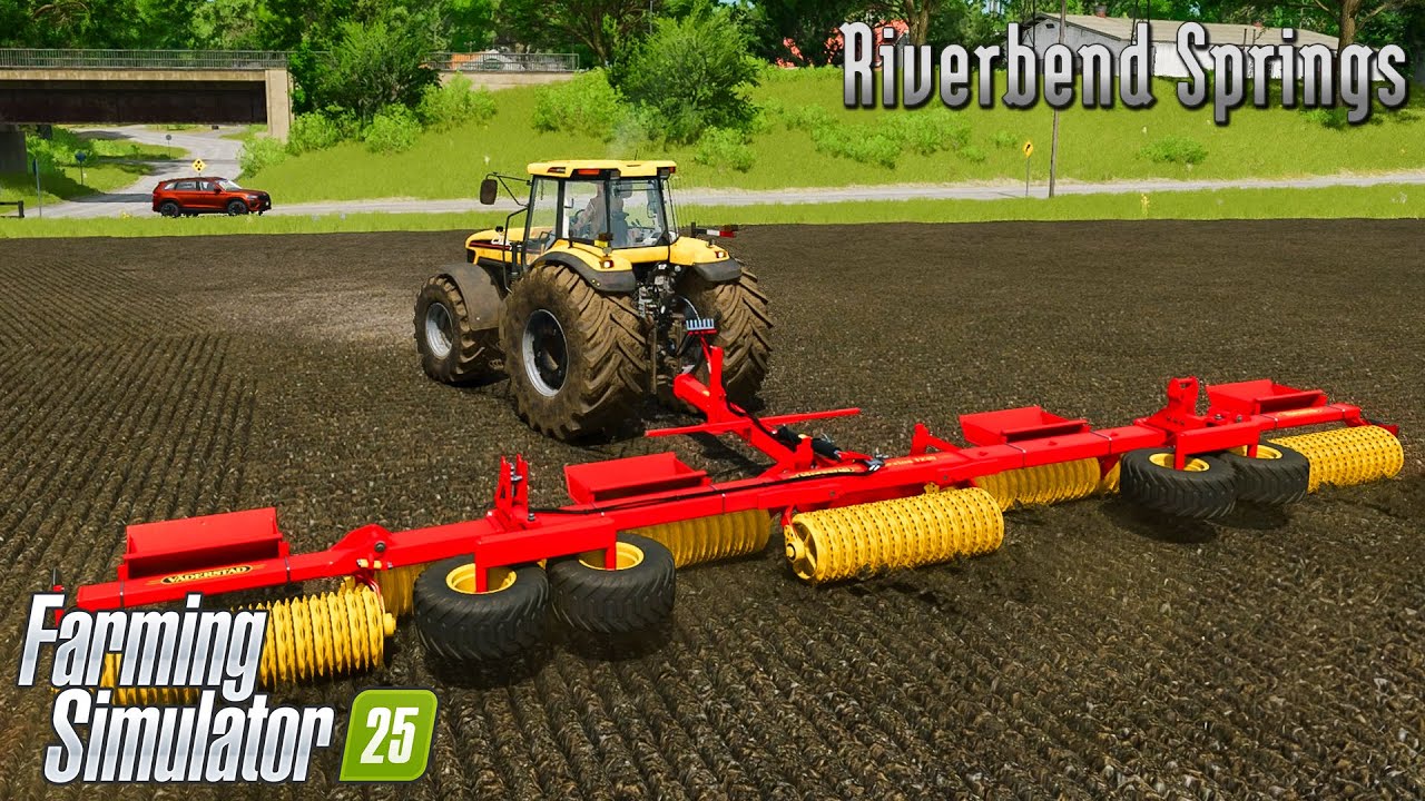 Riverbend Springs Map - Cultivating, Sowing Rapeseed & Rolling! Farming Simulator 25 | Ep. 02