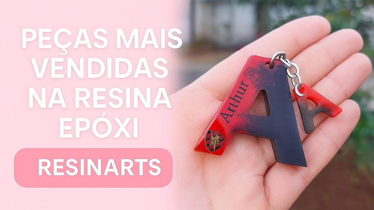 Chaveiros de resina que mais vendem! Resina epóxi - Artesanato