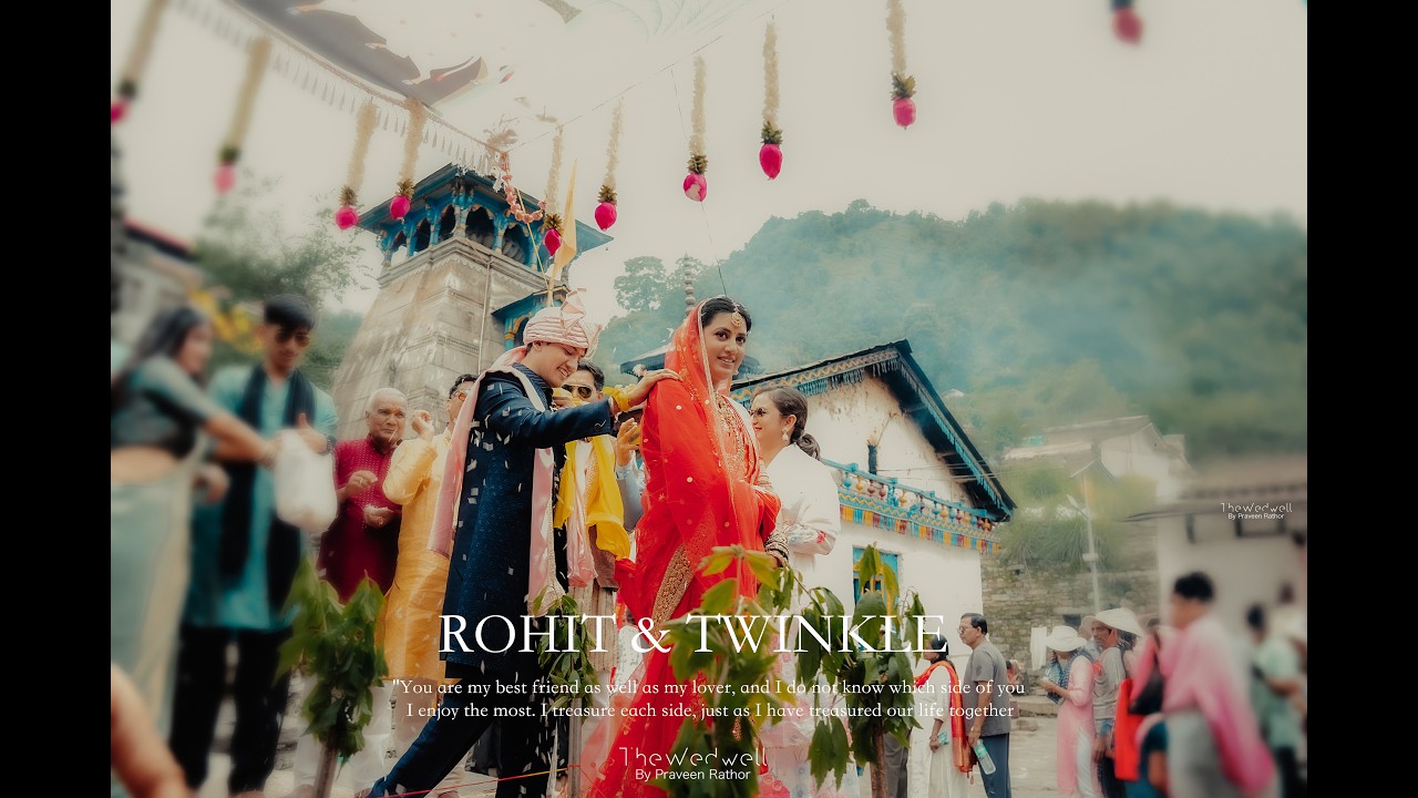 Triyuginarayan Temple wedding Rohit & Twinkle SAMEDAYEDIT 2025