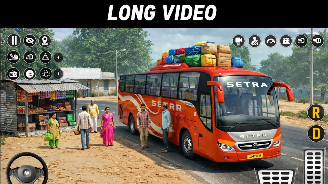 😱 Indian Bus Simulator Real Village Stop – Full Long Gameplay!
