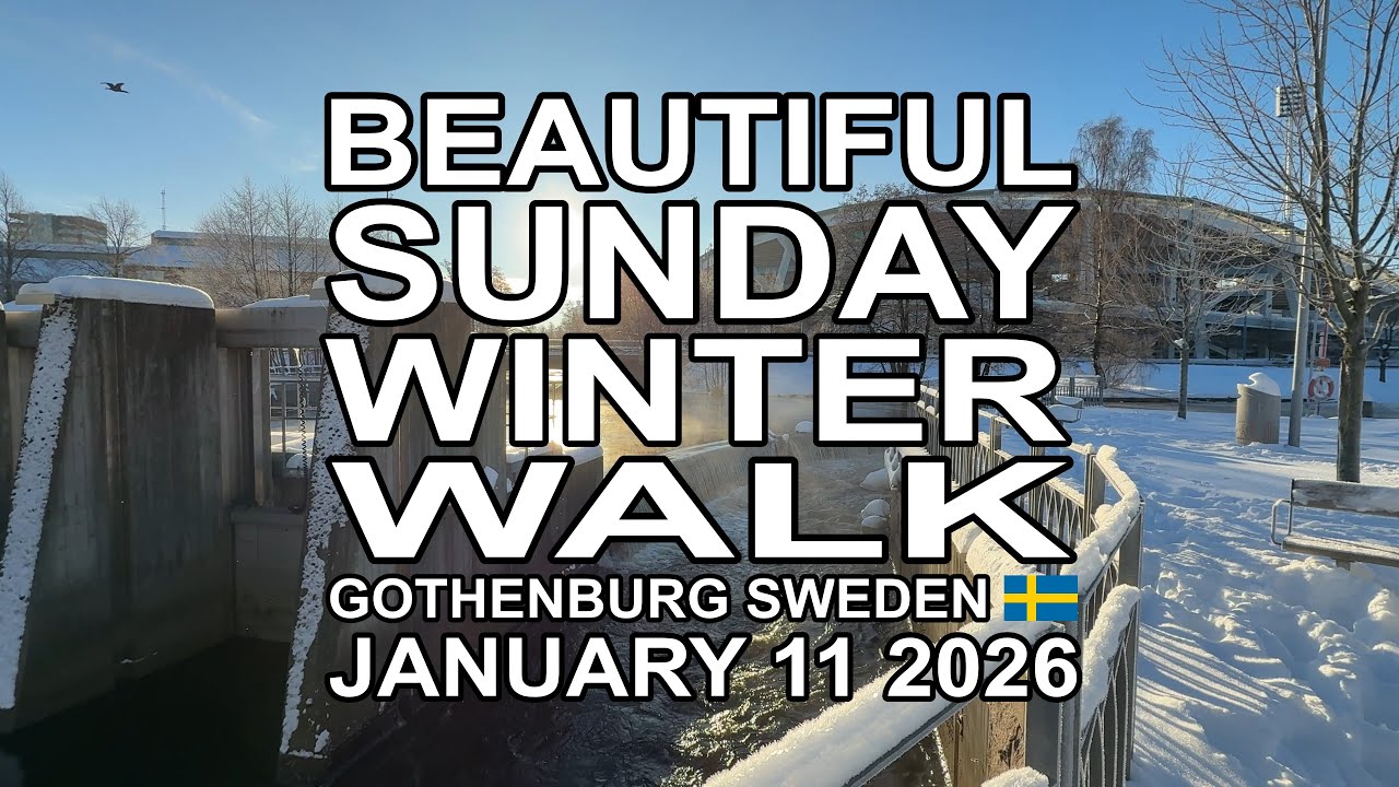 BEAUTIFUL SUNDAY WINTER WALK (4K)