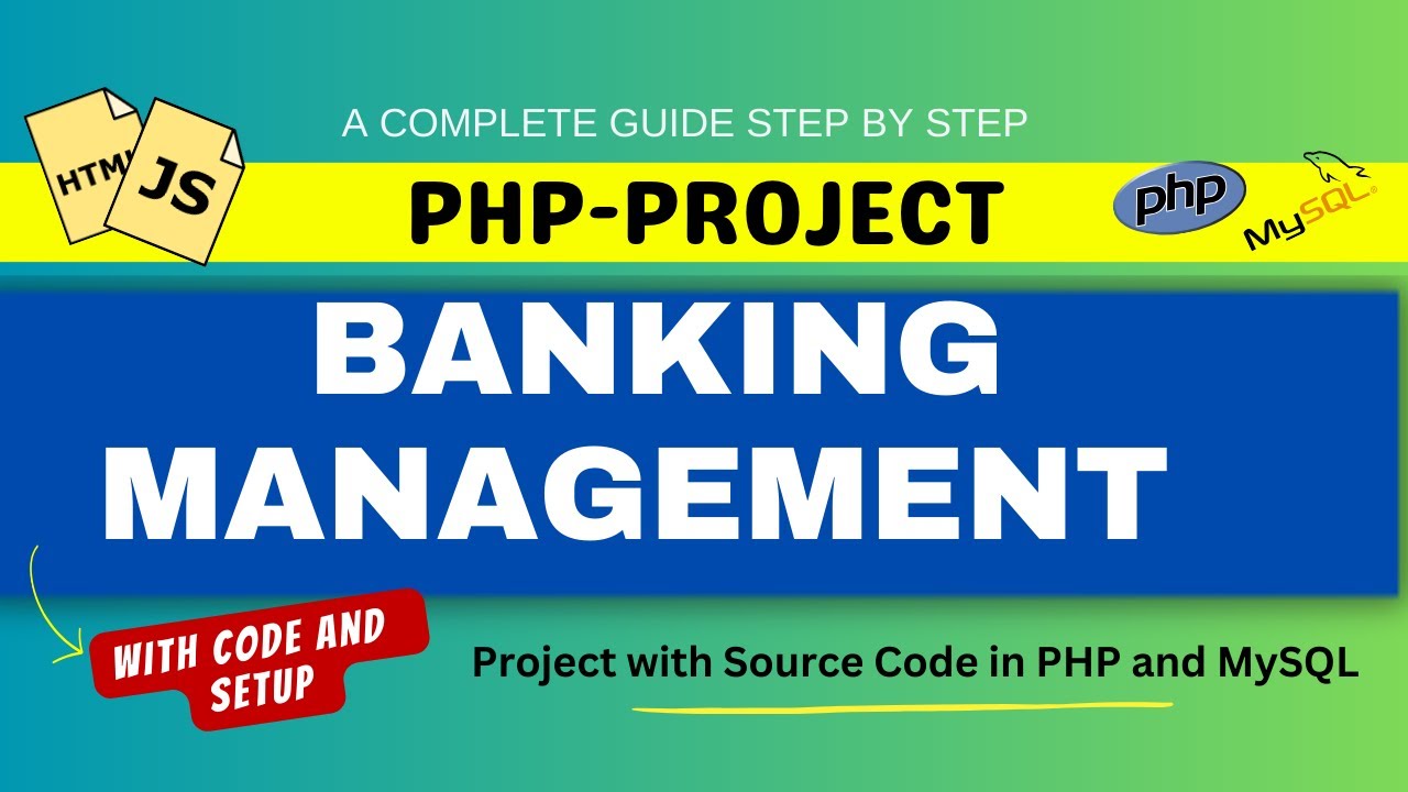 Banking Management System Using PHP || PHP and MYSQL ||