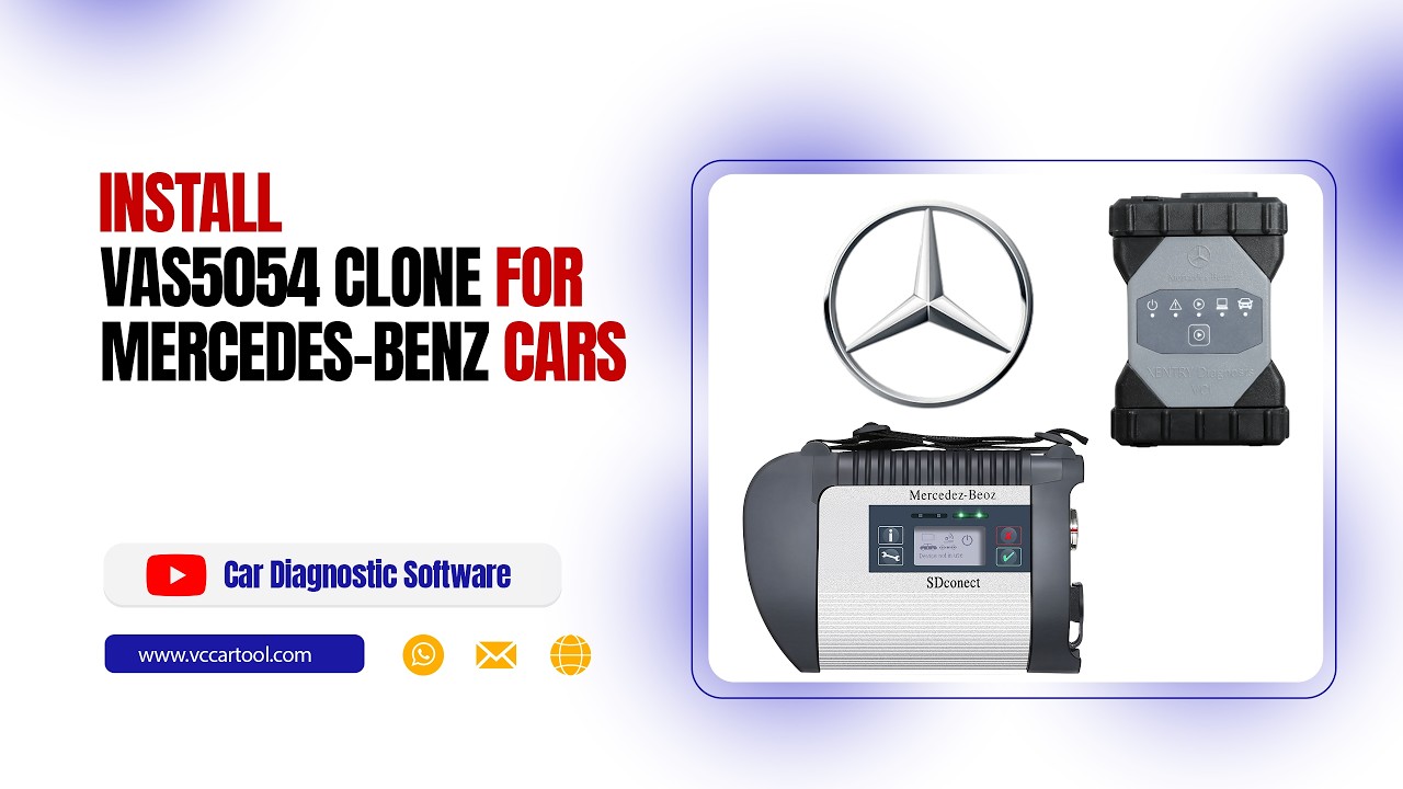 Install vas5054 clone for Mercedes-Benz cars | car diagnostic software |