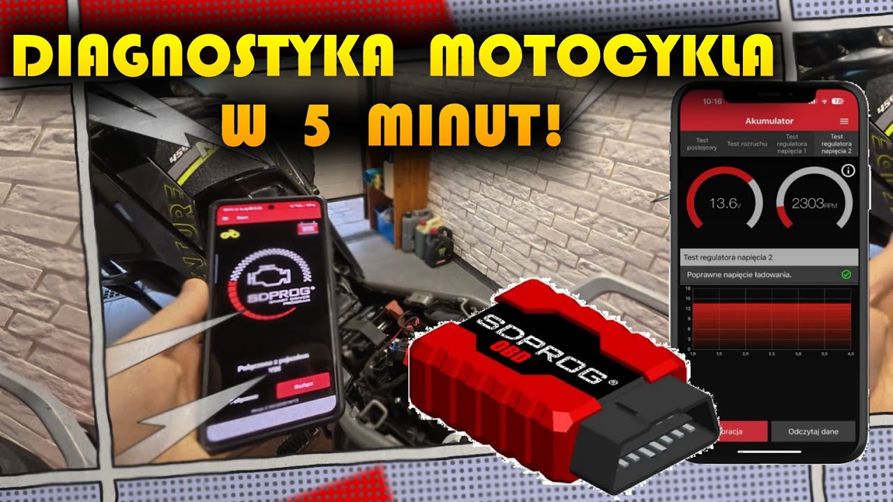 Diagnostyka motocykla w 5 minut - czyli prezentacja interface'u OBDII na CFMOTO 450MT