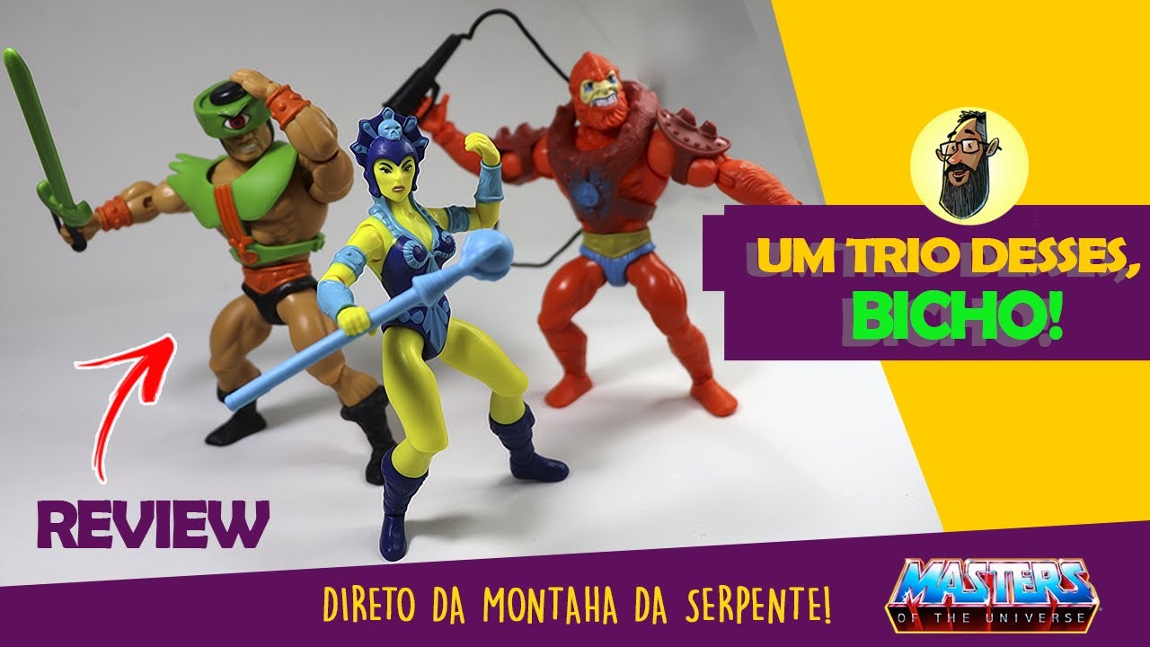 REVIEW: MALIGNA, TRÍCLOPE E HOMEM-FERA (MOTU ORIGINS-MATTEL)