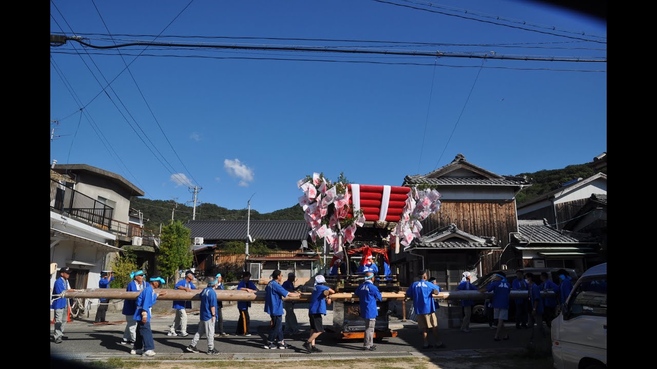 2024年令和6年10月13日　土庄八幡神社　小瀬の太鼓②　宵宮
