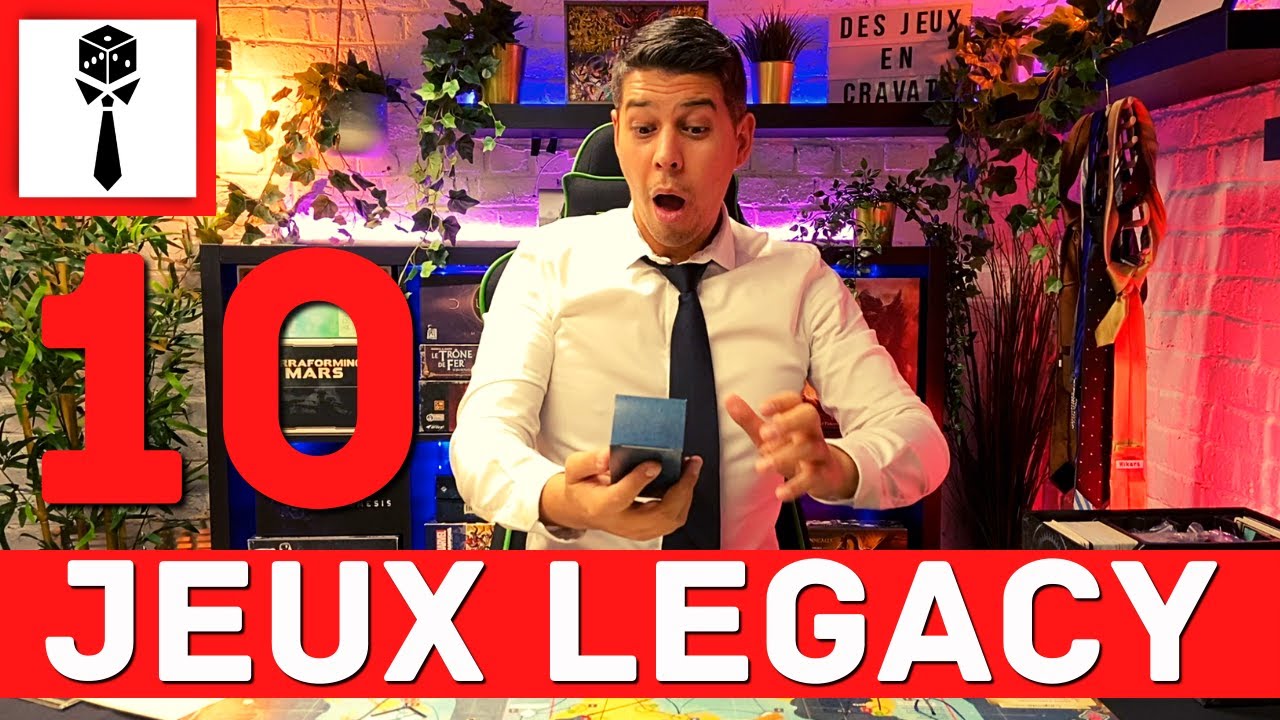 🏆❤️ TOP 10 Jeux de soci&eacute;t&eacute; LEGACY ❤️🏆 : Le top en cravate