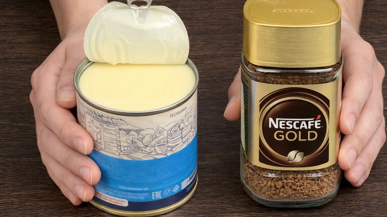 Kondensmilch mit Kaffee mischen – das Dessert, das diesen Frühling alle machen! Ganz ohne Backen.