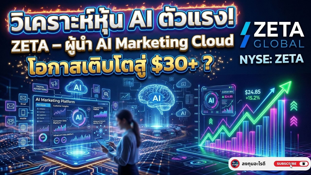 ZETA สรุปแผนลับฆ่ายักษ์! 🚀 เจาะลึก AI Marketing Cloud ที่สถาบันแย่งกันเก็บปี 2026 🤖💰