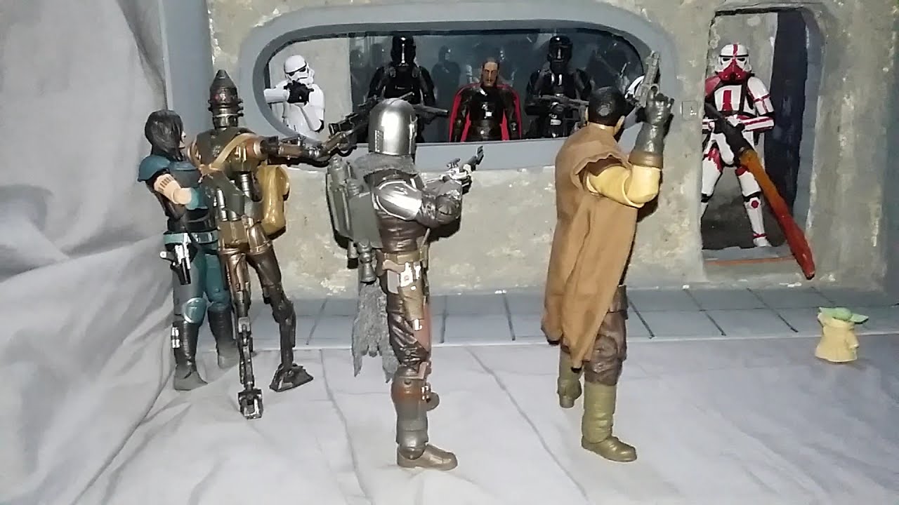 Star Wars 1/12 Scale Mandalorian diorama