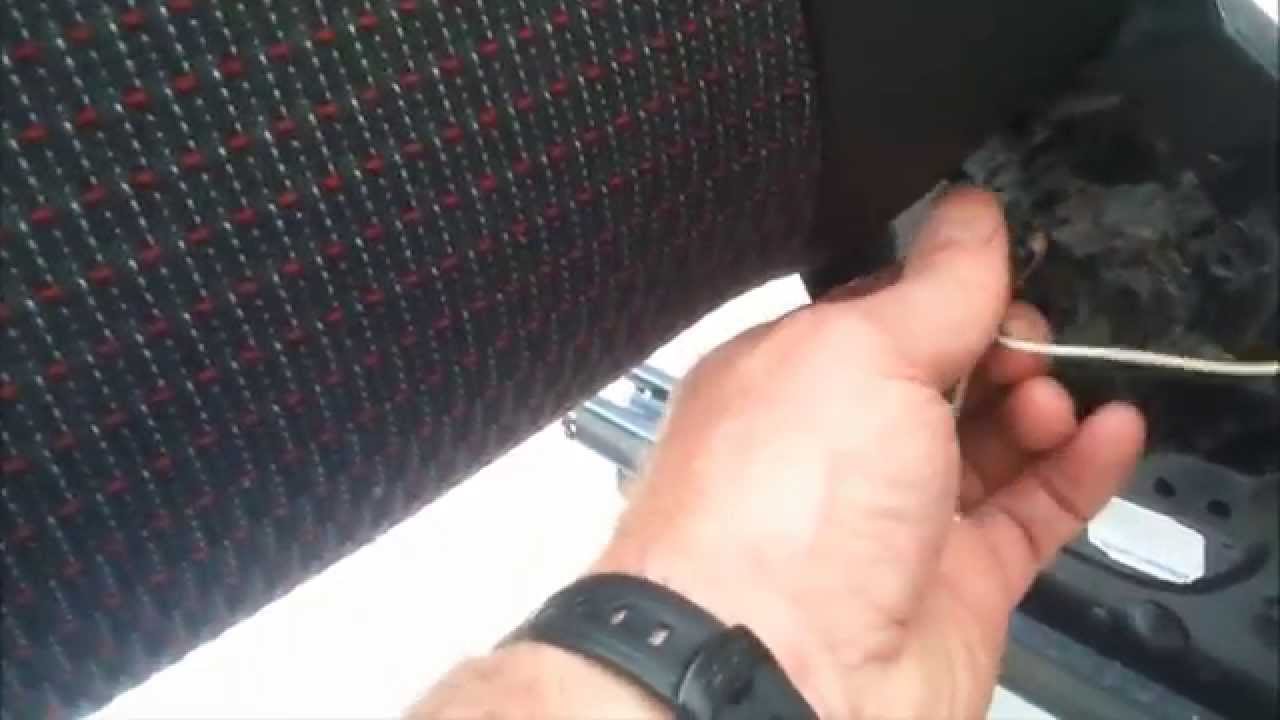 Ford Fiesta Seat Tilt Handle and Cable replacement