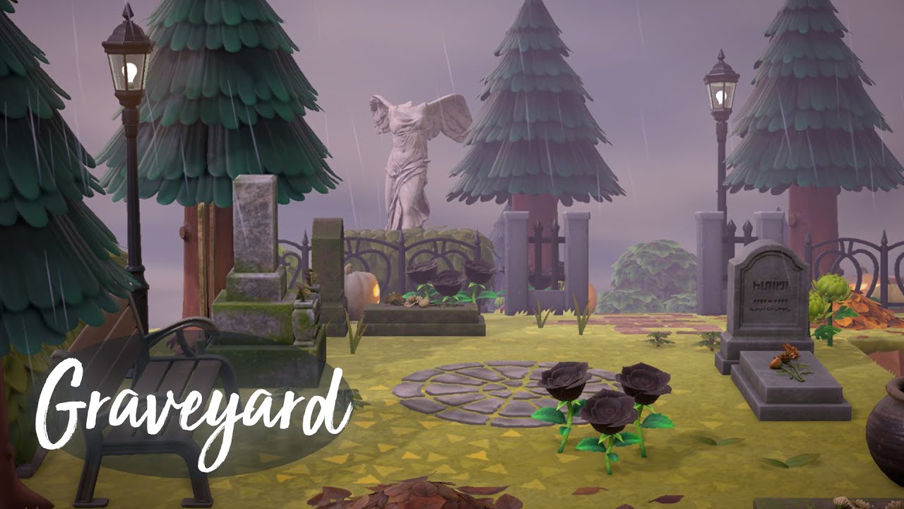 Graveyard / Cemetery Speed Build 👻 Animal Crossing New Horizons