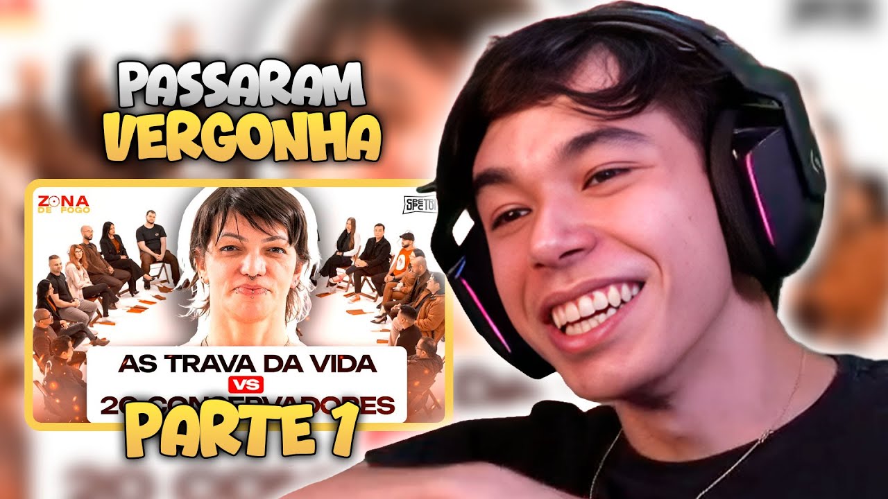 REACT 1 MULHER TRANS vs 20 CONSERVADORES | PARTE 1