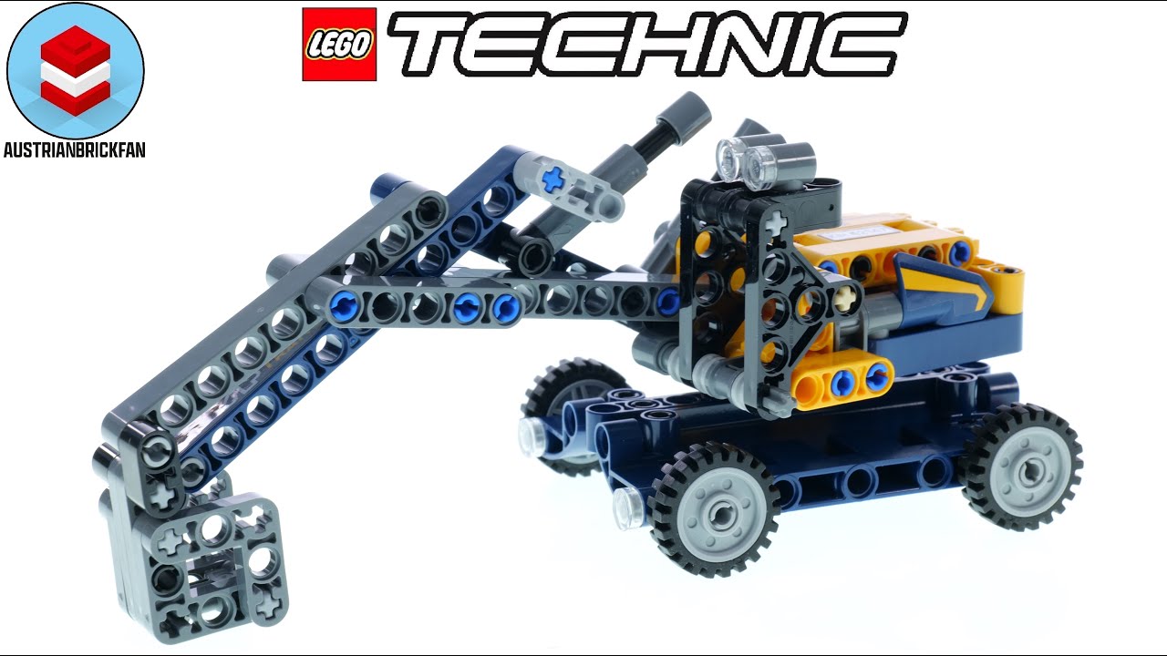 LEGO Technic 42147 Экскаватор B–Модель – Обзор LEGO Speed ​​Build