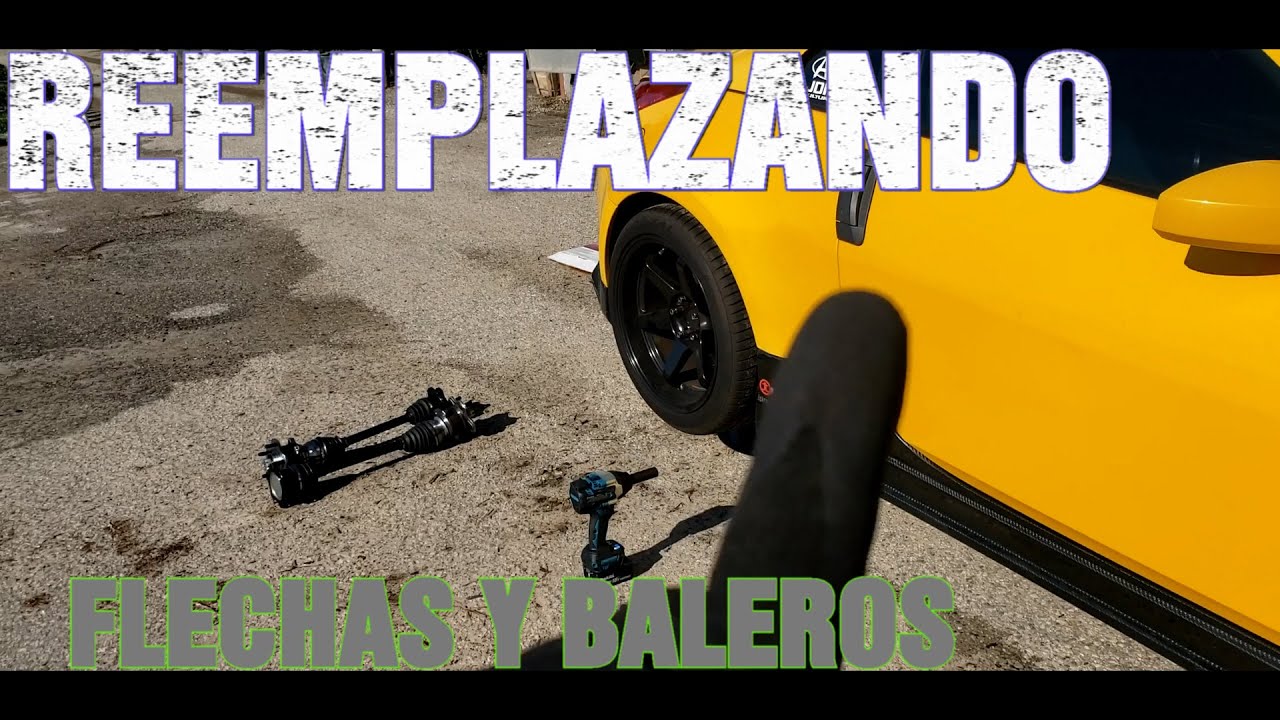 REEMPLAZANDO BALEROS Y FLECHAS AL 350z (mas grandes y robustos )