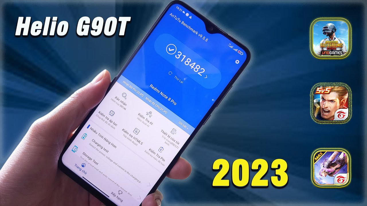 Chip Helio G90T trên Redmi Note 8 Pro hiện tại Cân Game còn tốt không ?