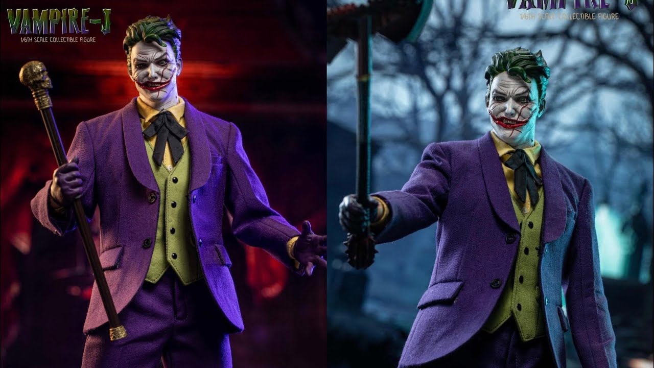 New the joker vampire 1/6 scale action figure revealed mic toys