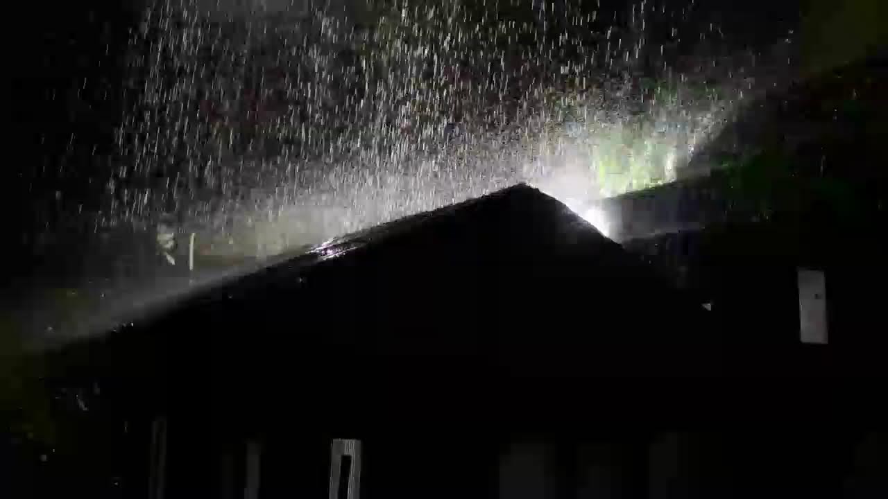 Relaxing Heavy Rain on Tin Roof for Instant Sleep