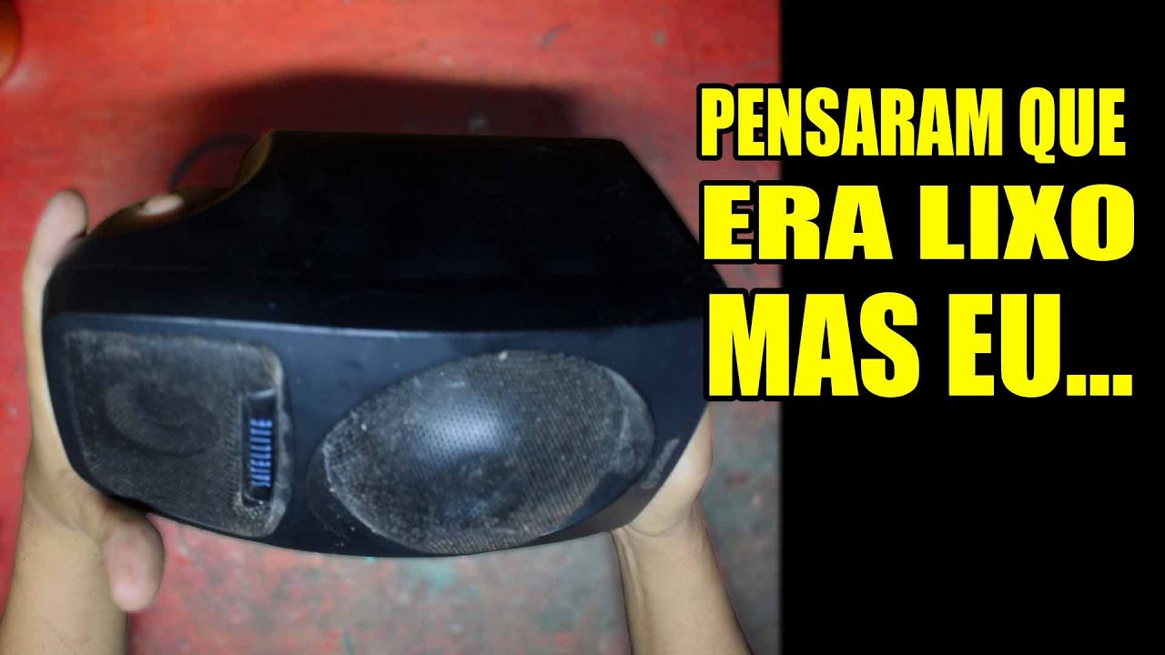 ESSA CAIXA DE SOM PODERIA IR PARA O LIXO MAS EU FIZ UMA COISA INCRÍVEL! JLCPCB!!