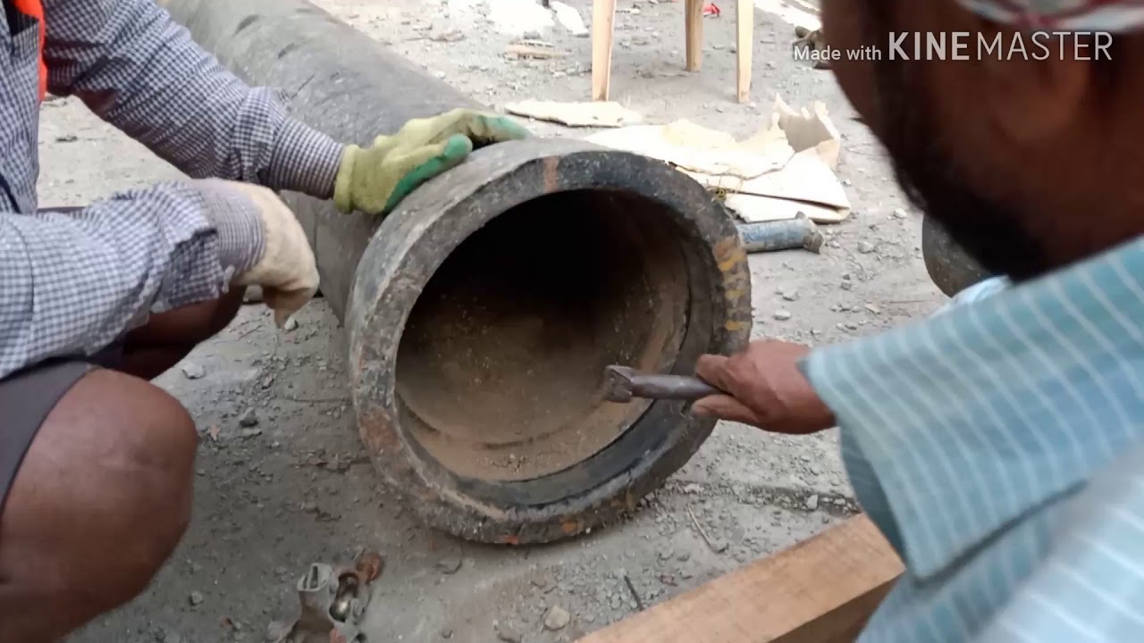 CI/DI Pipe laying ll Titan Joint in CI pipes ll Pipe joining complete explanation