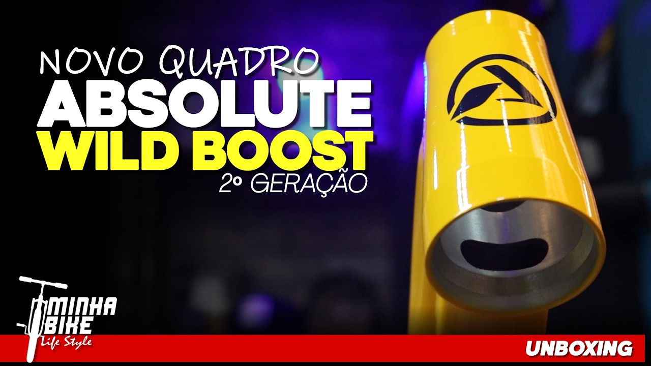 RECEBEMOS O NOVO QUADRO ABSOLUTE WILD BOOST 2 | Unboxing e Análise - Minha Bike Life Style