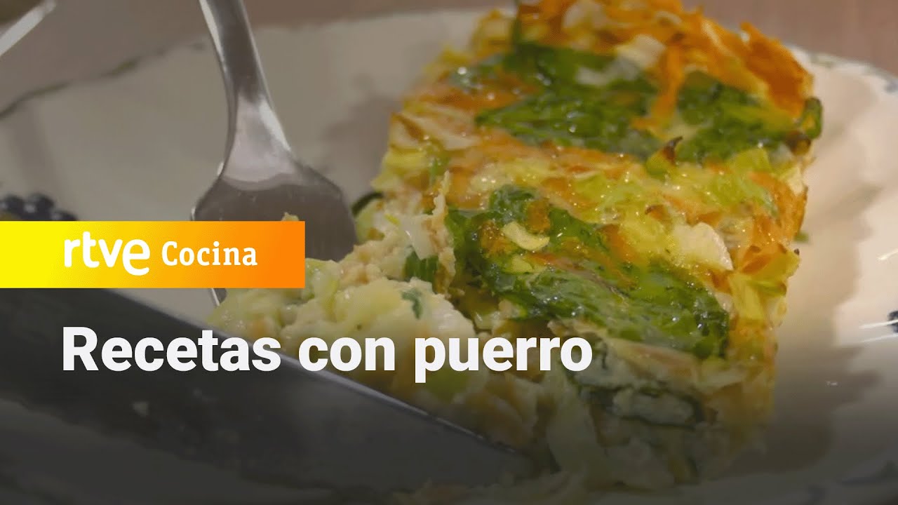 Aprende dos recetas de aprovechamiento con puerro - Aqu&iacute; la Tierra | RTVE Cocina