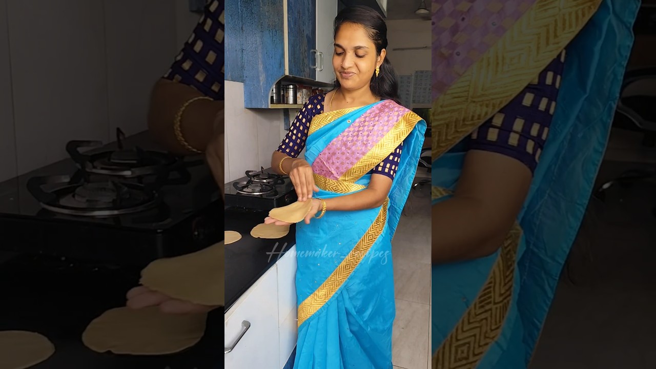 சப்பாத்தி பூரி மட்டுமே செய்யாம மாத்தி இப்டி ஒரு recipe செஞ்சு பாருங்க|no chapathi #homemakerrecipes